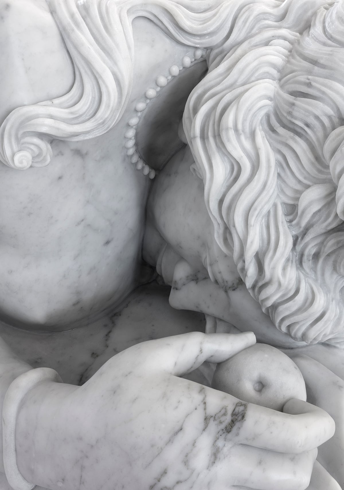 Detail of Venus and Amor by Adam Parker Smith