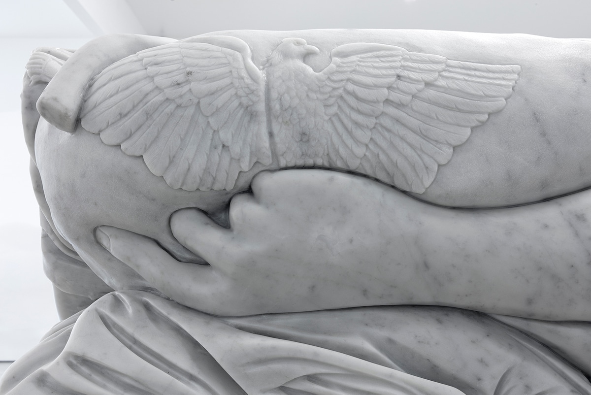 Detail of Marble Sculpture by Adam Parker Smith