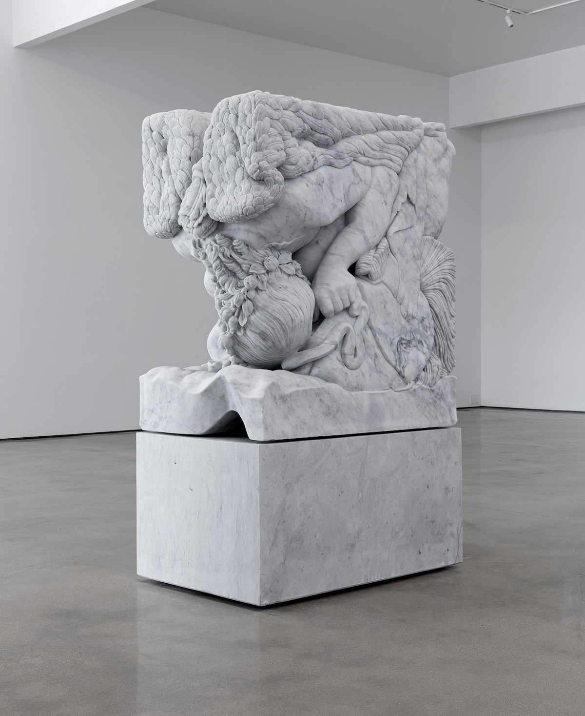 Trash Compacted Marble Sculptures by Adam Parker Smith
