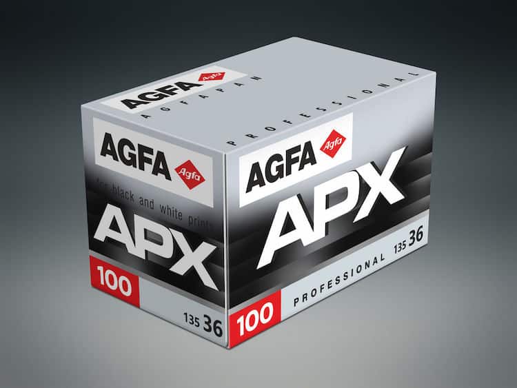 AGFA BW APX 100 film box illustration by Akil Alparslan