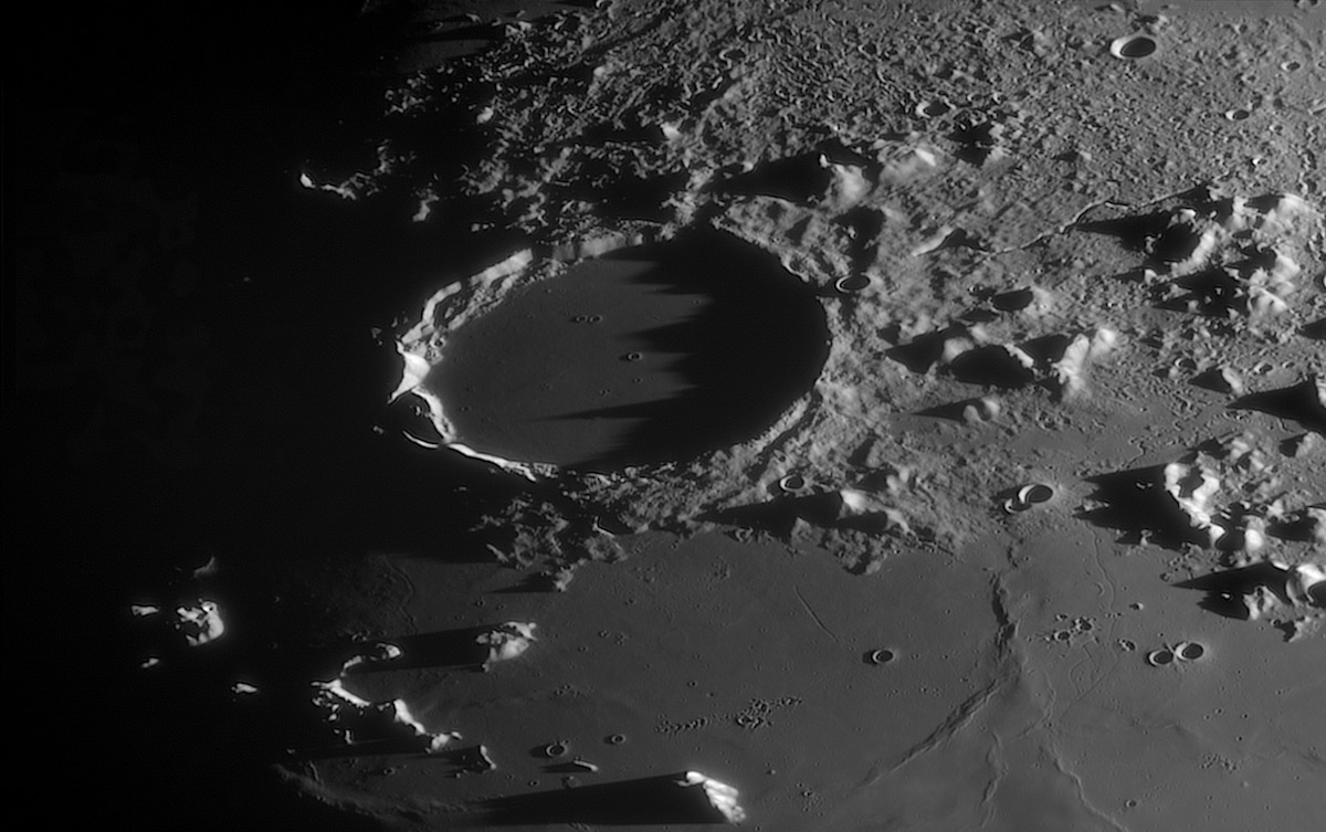 Plato Lunar Crater