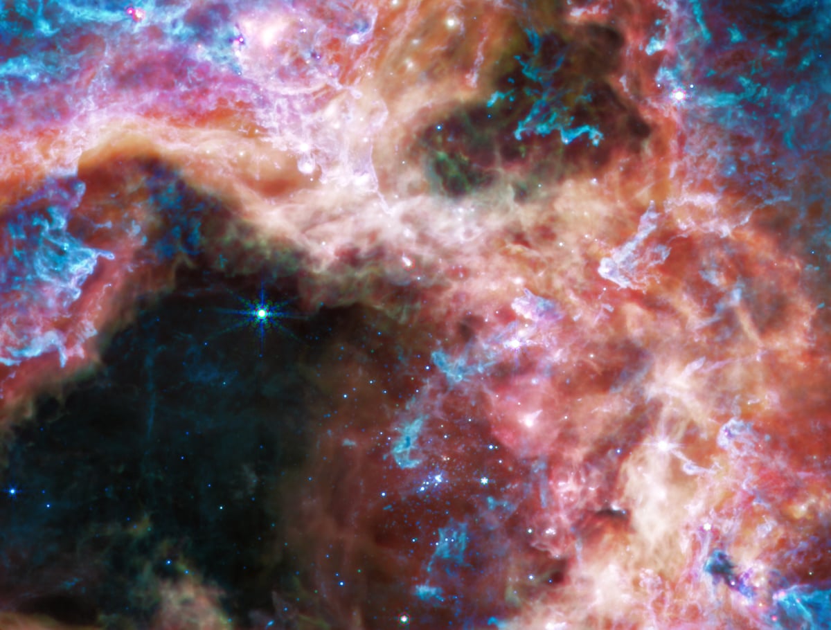 James Webb Telescope Captures the Tarantula Nebula