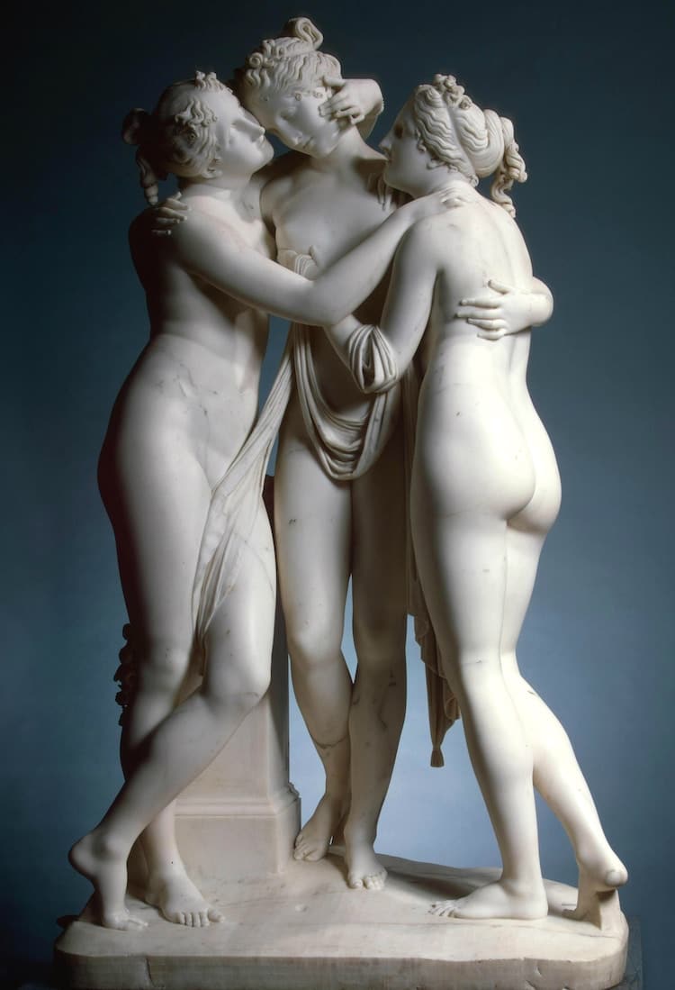 The Three Graces Sculpture by Antonio Canova