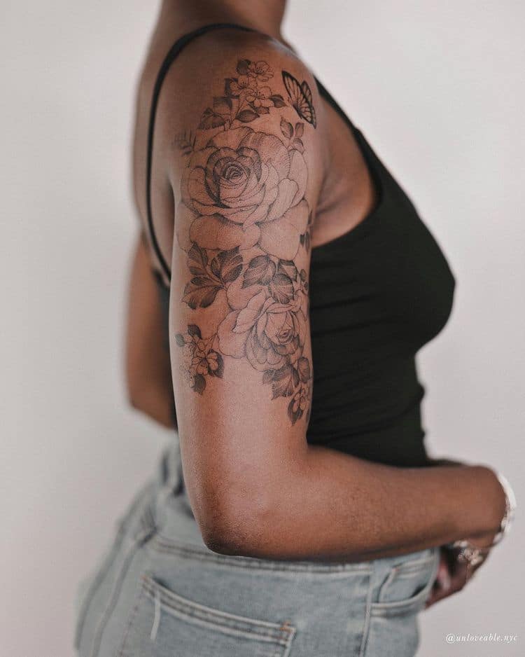 Floral Tattoos by Barry Flowers