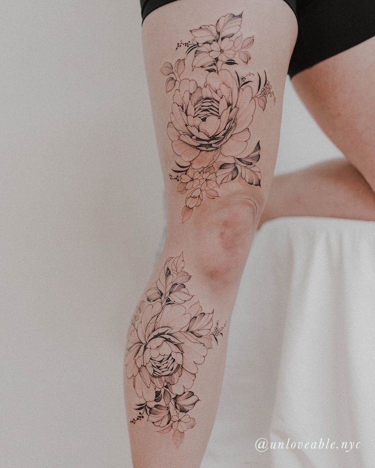 Floral Tattoos by Barry Flowers
