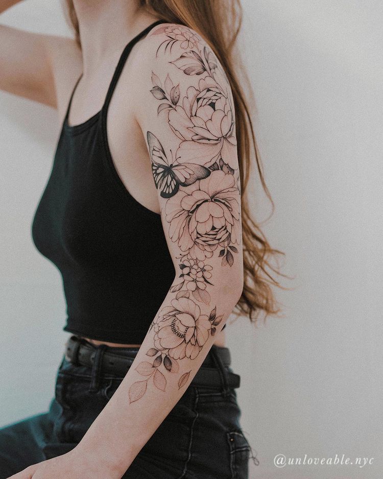 Beautiful Floral Tattoos Will Bloom Forever
