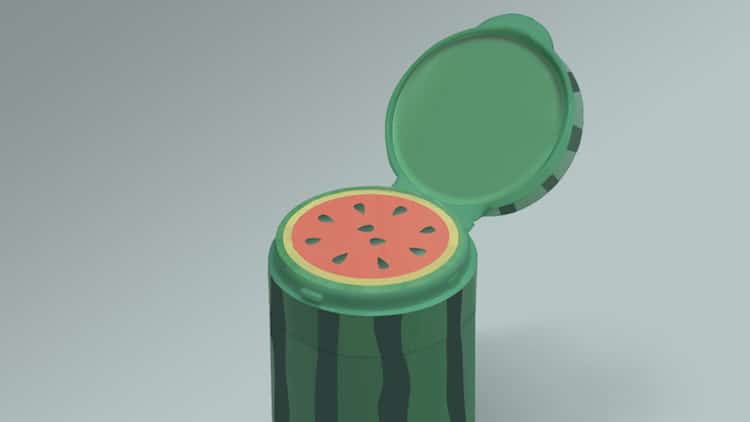 Watermelon Saltshaker by Michiru