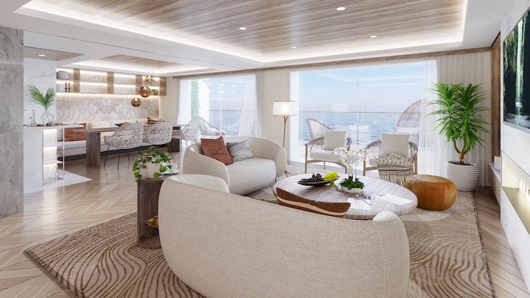 Living Room at Storylines Residential Cruise
