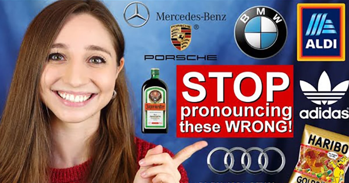Fundir Plausible reforma German YouTuber Explains How to Pronounce German Brands