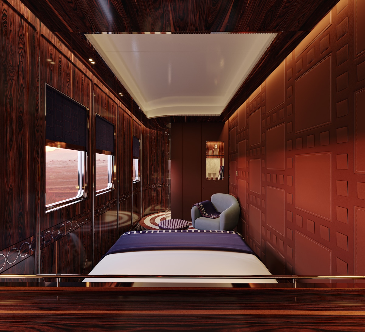 Orient Express - Accor - © Maxime d'Angeac & Martin Darzacq - Suite evening