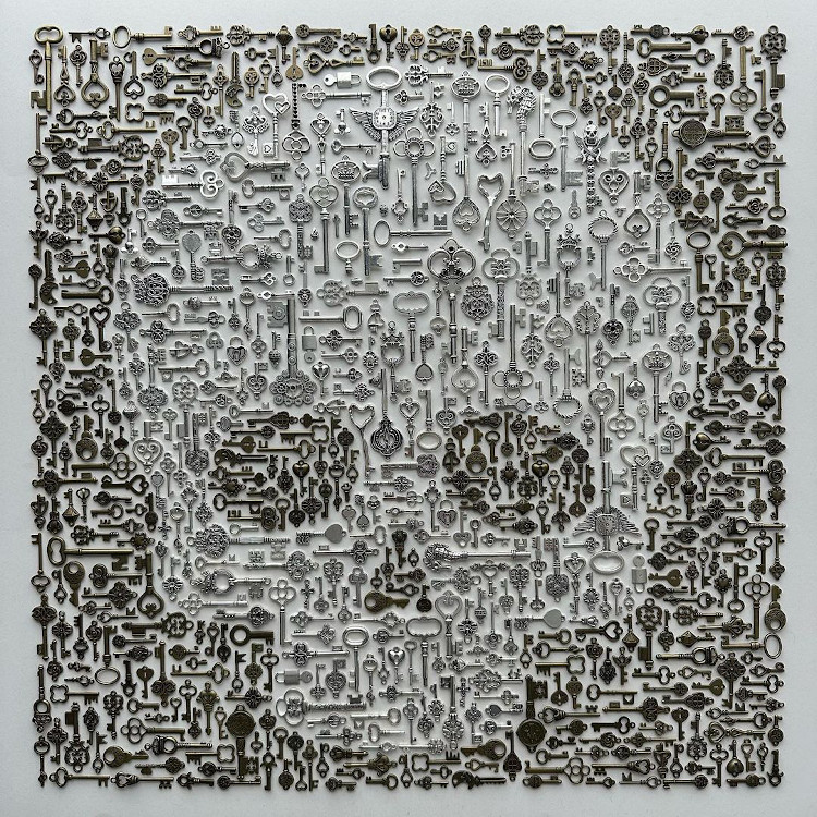 Aesthetic Composition in Shape of a Skull by Adam HIllman