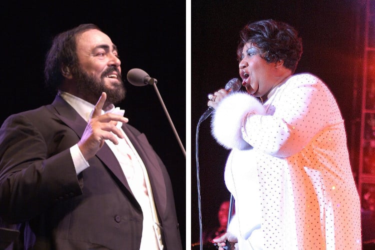 Aretha Franklin Once Stepped up to Save the Day After Luciano Pavarotti Fell Ill