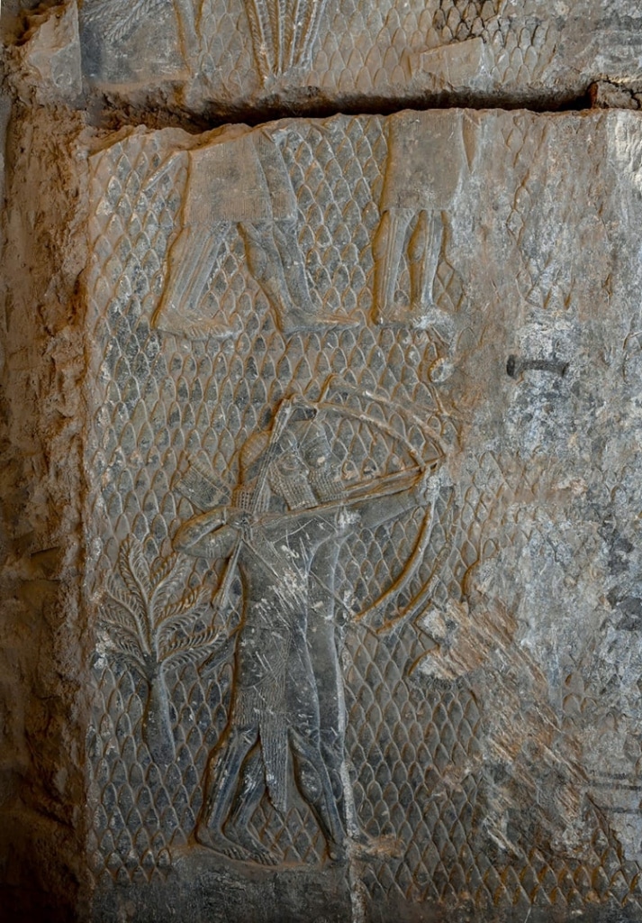 Mashki 2,700-Year-Old Carvings Discovered Restoring the Mashki Gate