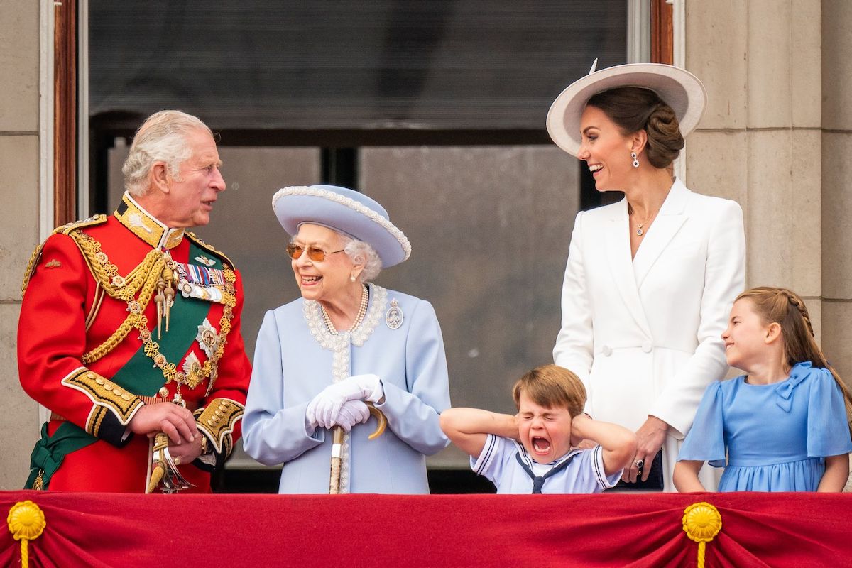Royal Family at Queen Elizabeth II's historic Platinum Jubilee Flypast