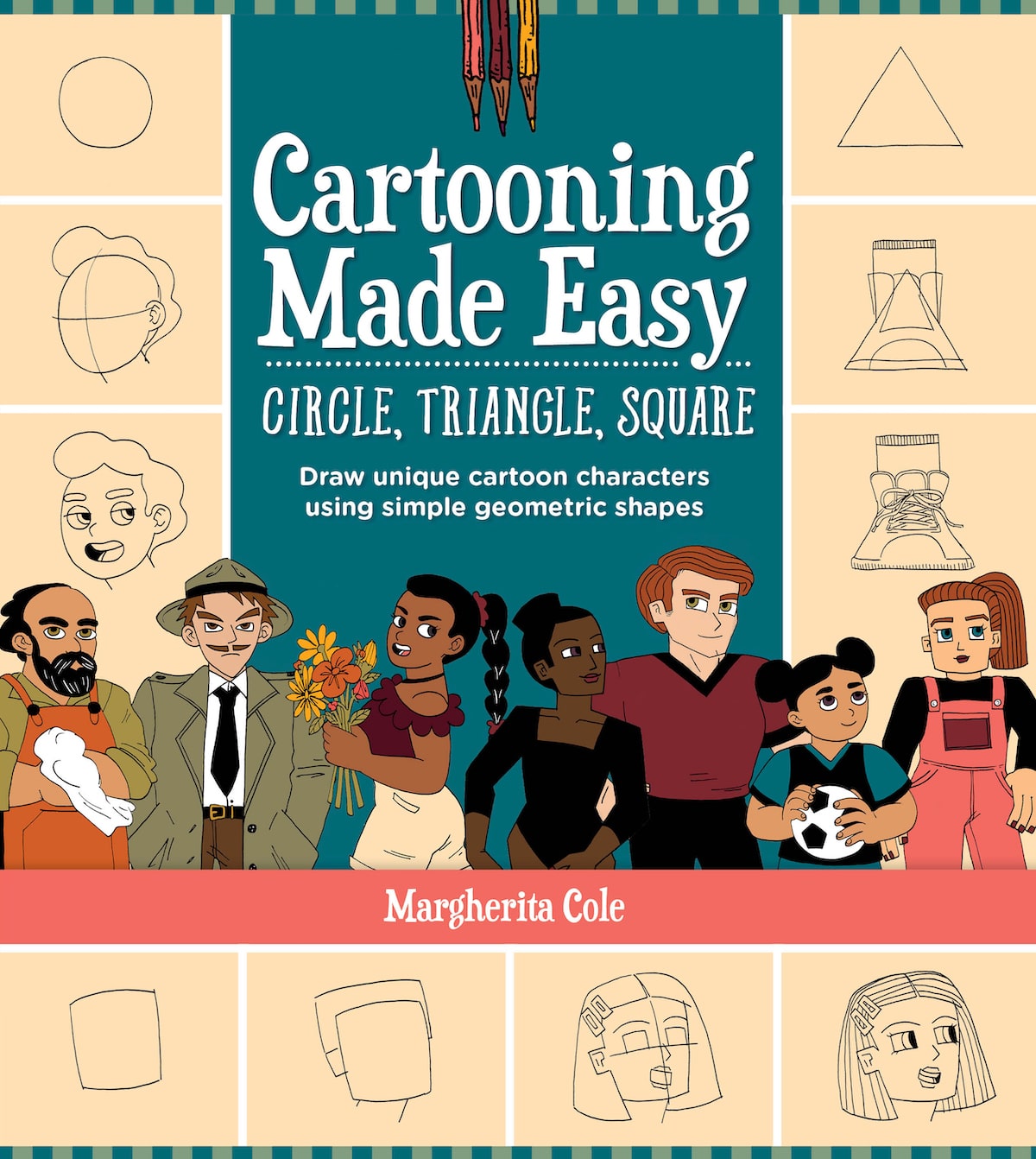 Cartooning Made Easy Book โดย Margherita Cole