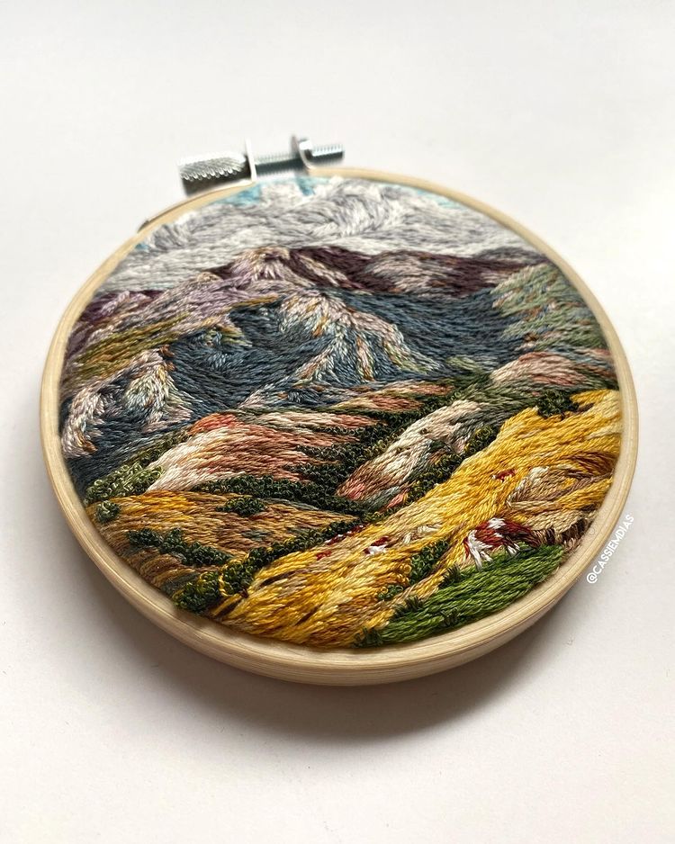 Embroidery Art by Cassandra Dias