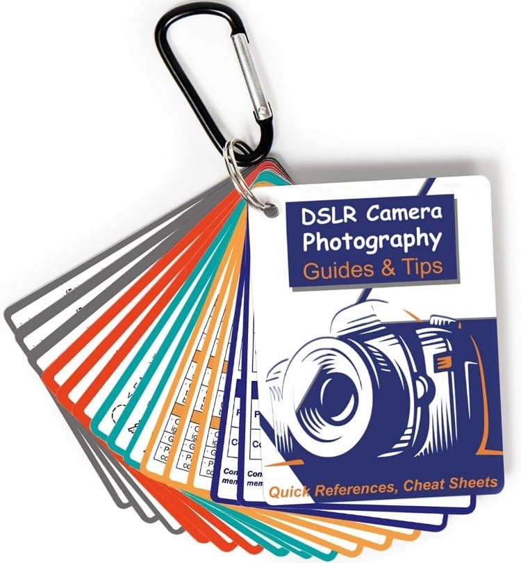 DSLR Camera Photography Cheat Sheet Cards
