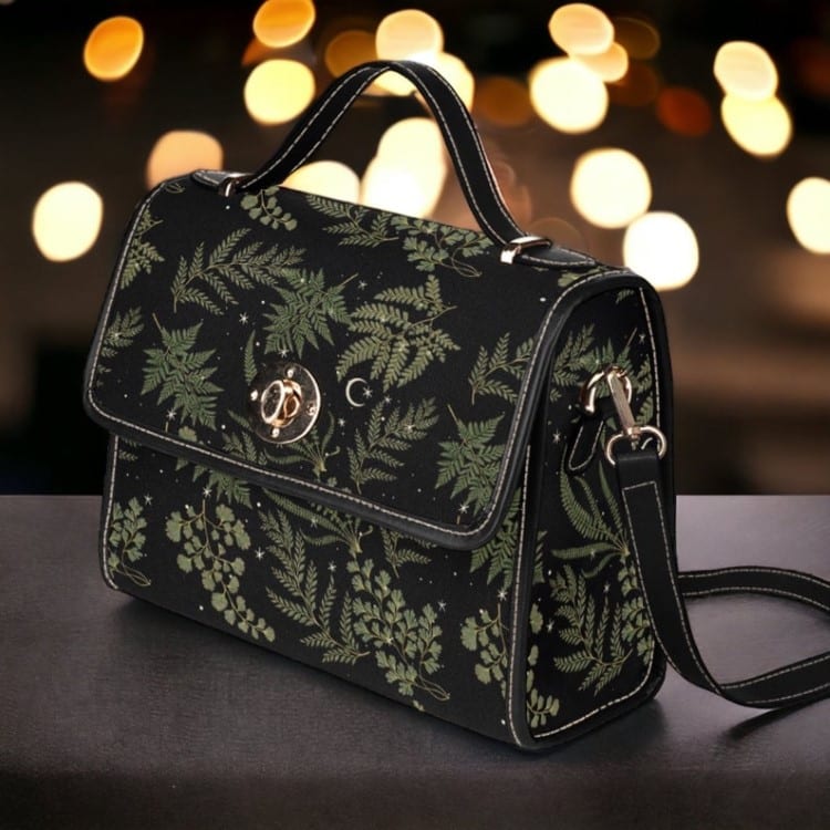 Forest Fern Satchel Bag