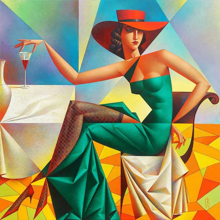 Abstract Figurative Paintings by Georgy Kurasov