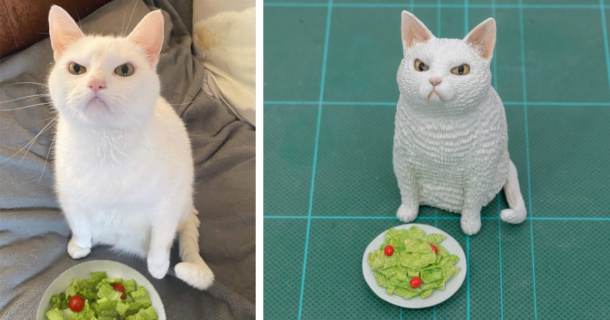 Artist Turns Internet Cat Memes Into Equally Funny Sculptures