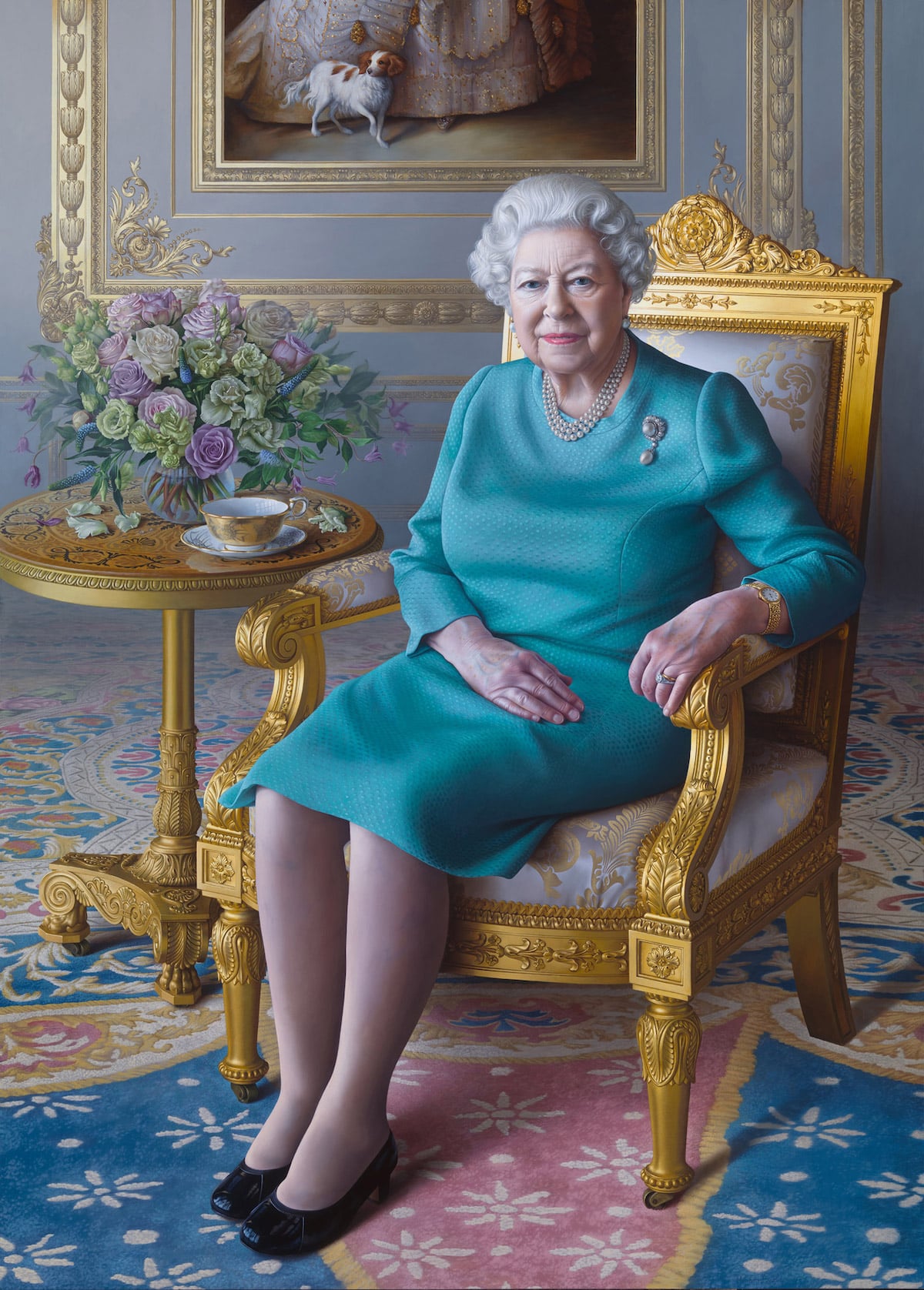 queen elizabeth painting