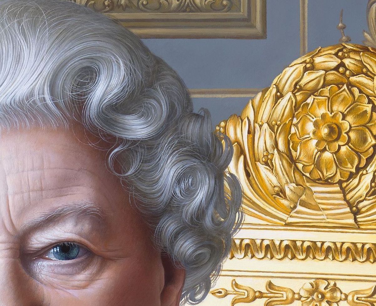 Portrait of Elizabeth II by Miriam Escofet