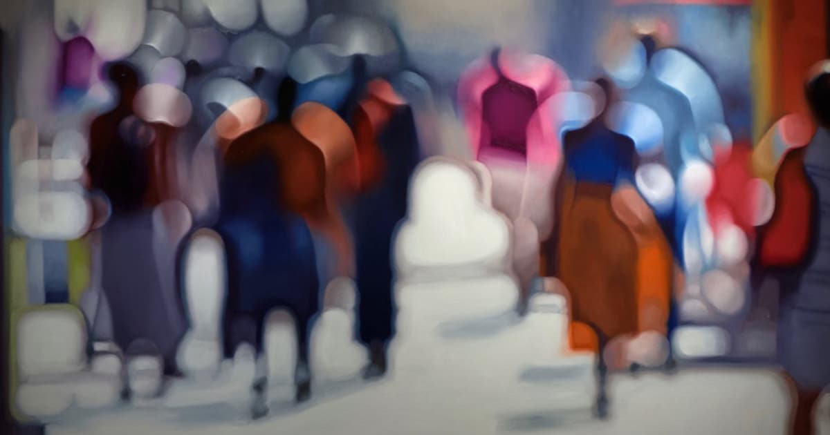 Abstract Paintings Explore Relationship Between Color and Form