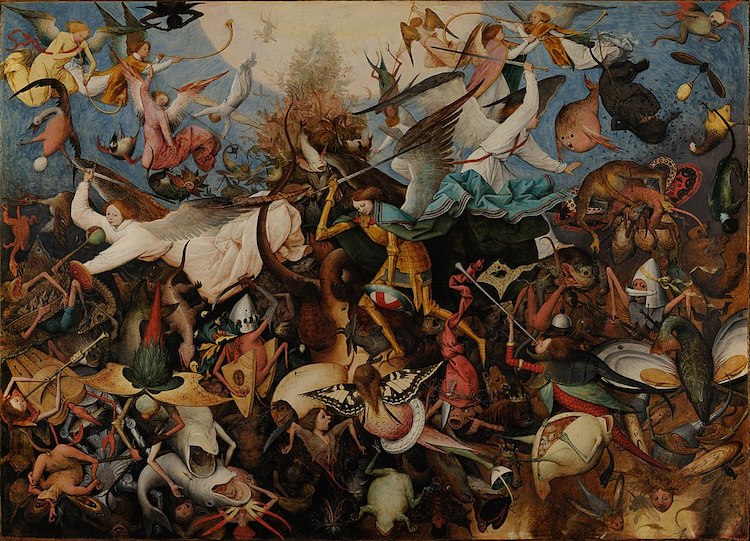 The Fall of the Rebel Angels (1562) by Pieter Bruegel