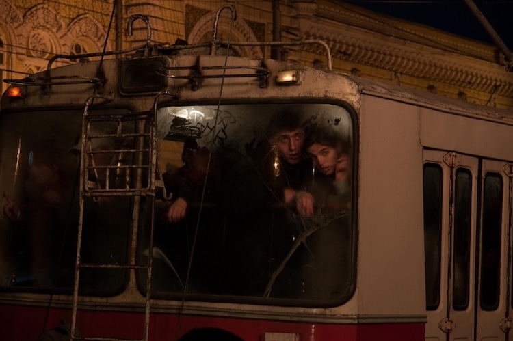 Fogged Up Bus in Chisinau