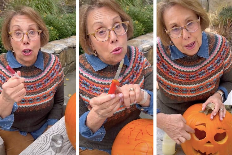 TikTok Grandma Shares Surprising and Brilliant Pumpkin Carving Tips