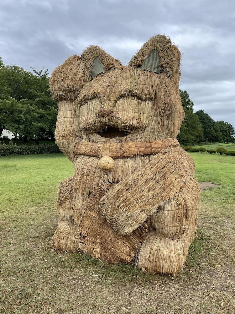 Rice Straw Sculptures at the Wara Art Festival in Japan