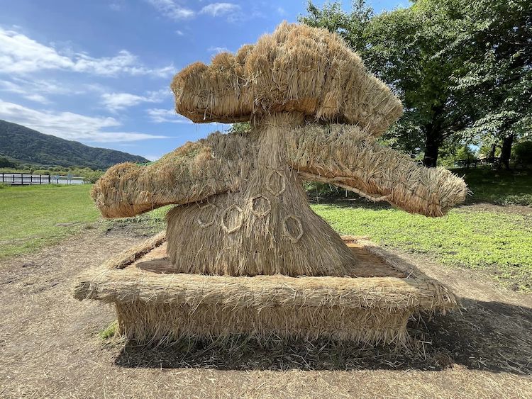 Rice Straw Sculptures at the Wara Art Festival in Japan