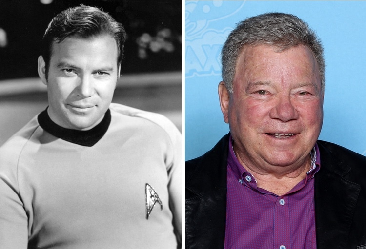 William Shatner Then and Now