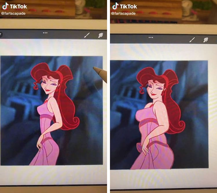 Disney Princess Redrawn