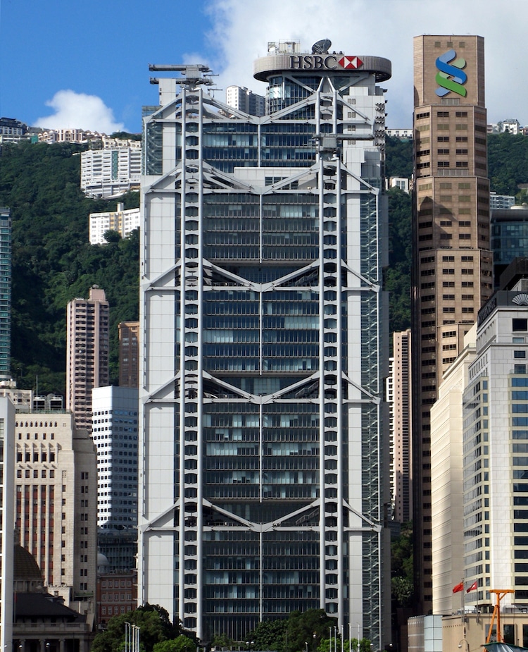 HSBC Main Building in Hong Kong