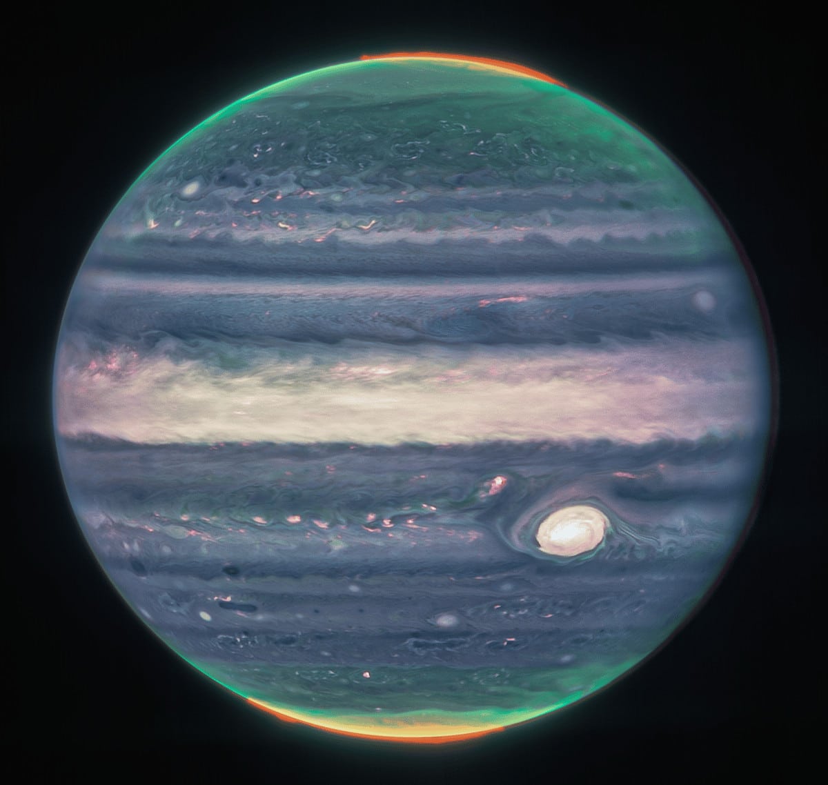 James Webb Space Telescope Captures Auroras on Jupiter