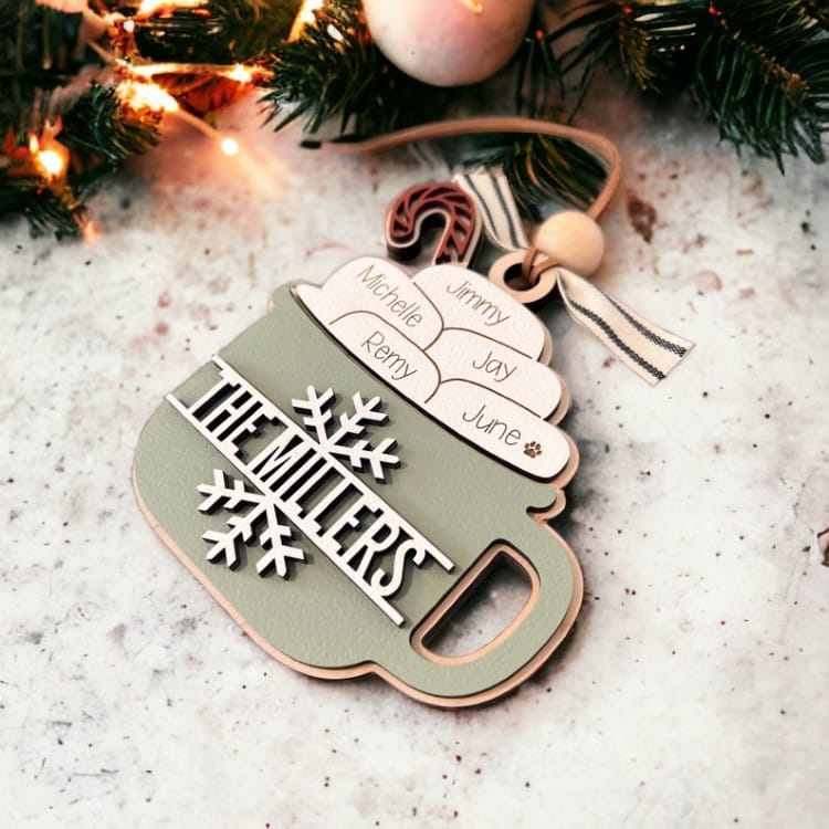 Personalized Hot Chocolate Ornament