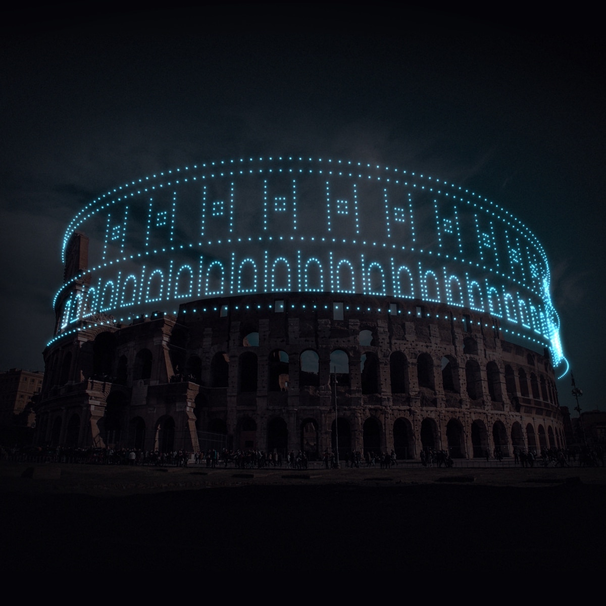 DRIFT Aerial Sculpture of the Colosseum