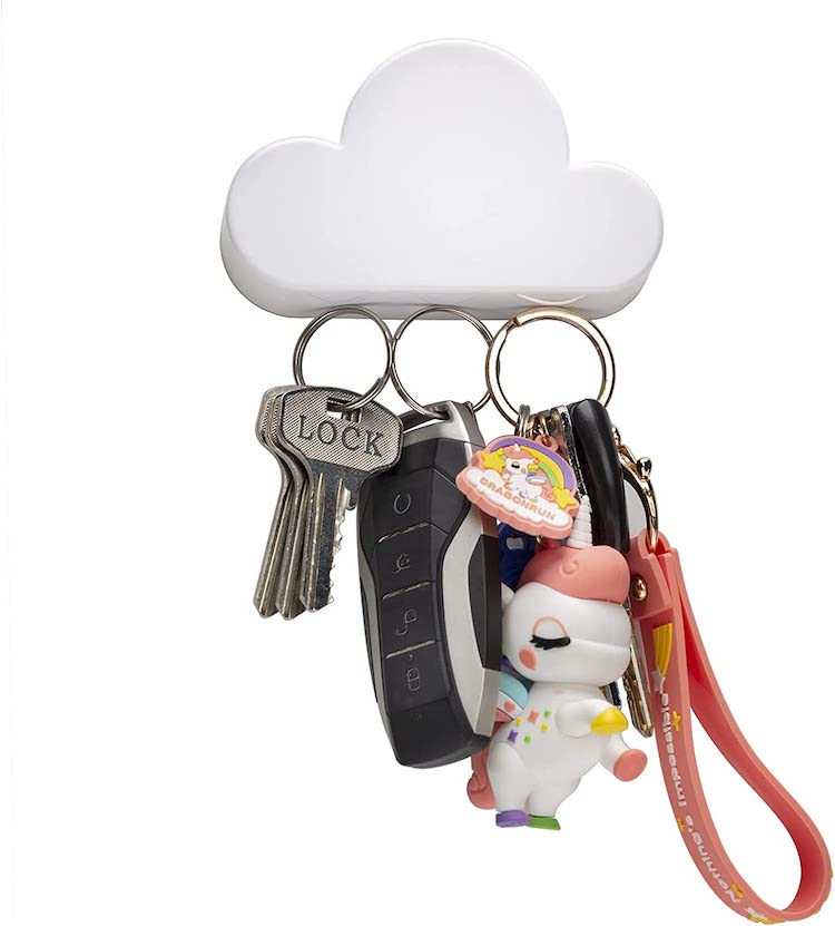 White Cloud Magnetic Key Holder 