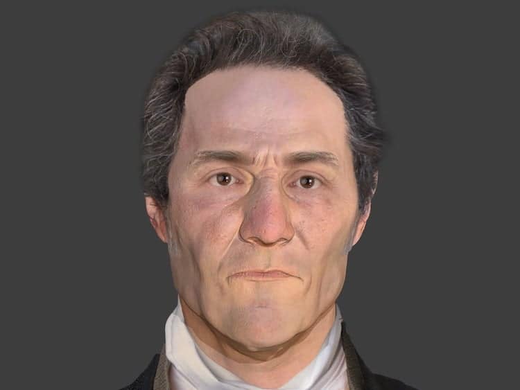 Facial Reconstruction of John Barber, 19th Century Vampire