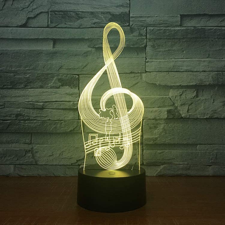Musical Note 3D Night Light