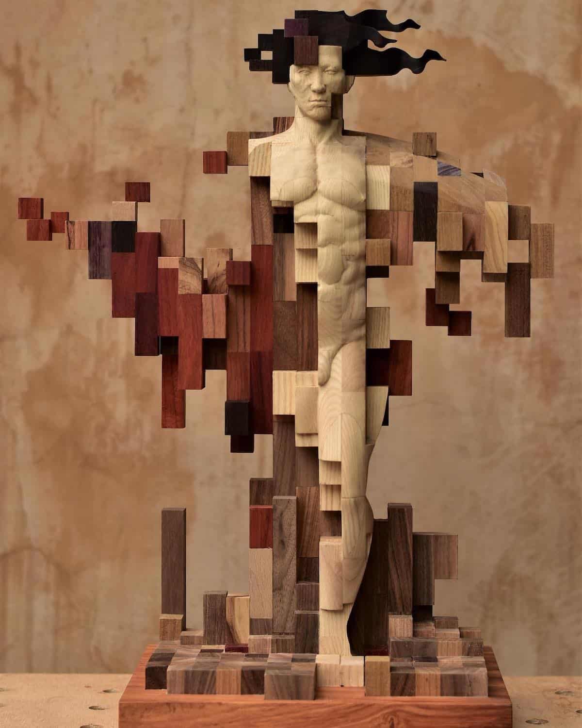 Wooden Sculptures by Han Hsu Tung