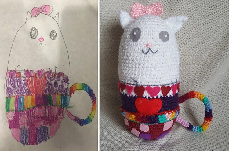 Kid's Drawings into Dolls