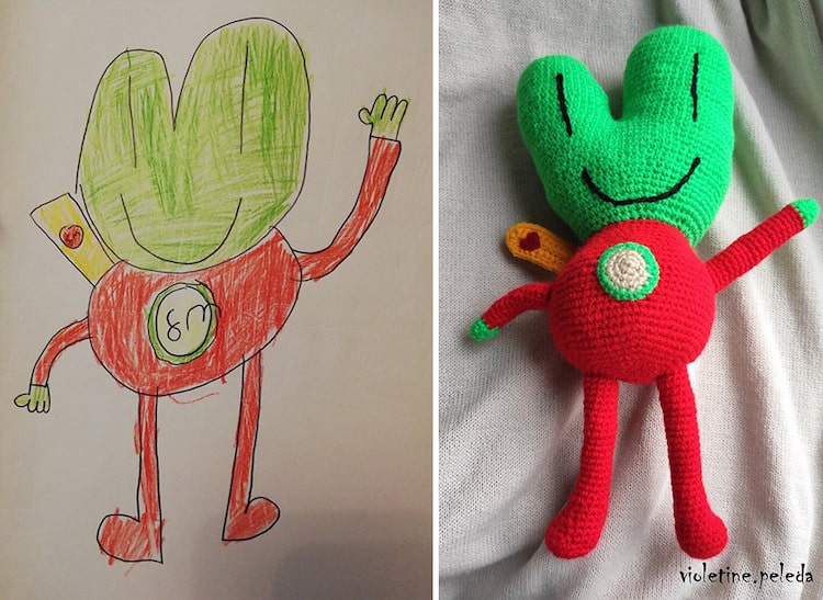 Children's Drawings into Dolls