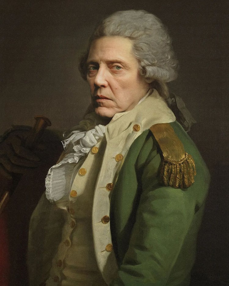 Christopher Walken as the Subject of a Classical Painting