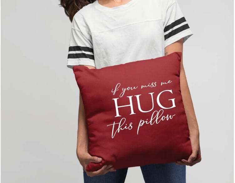 Long Distance Relationship Pillow