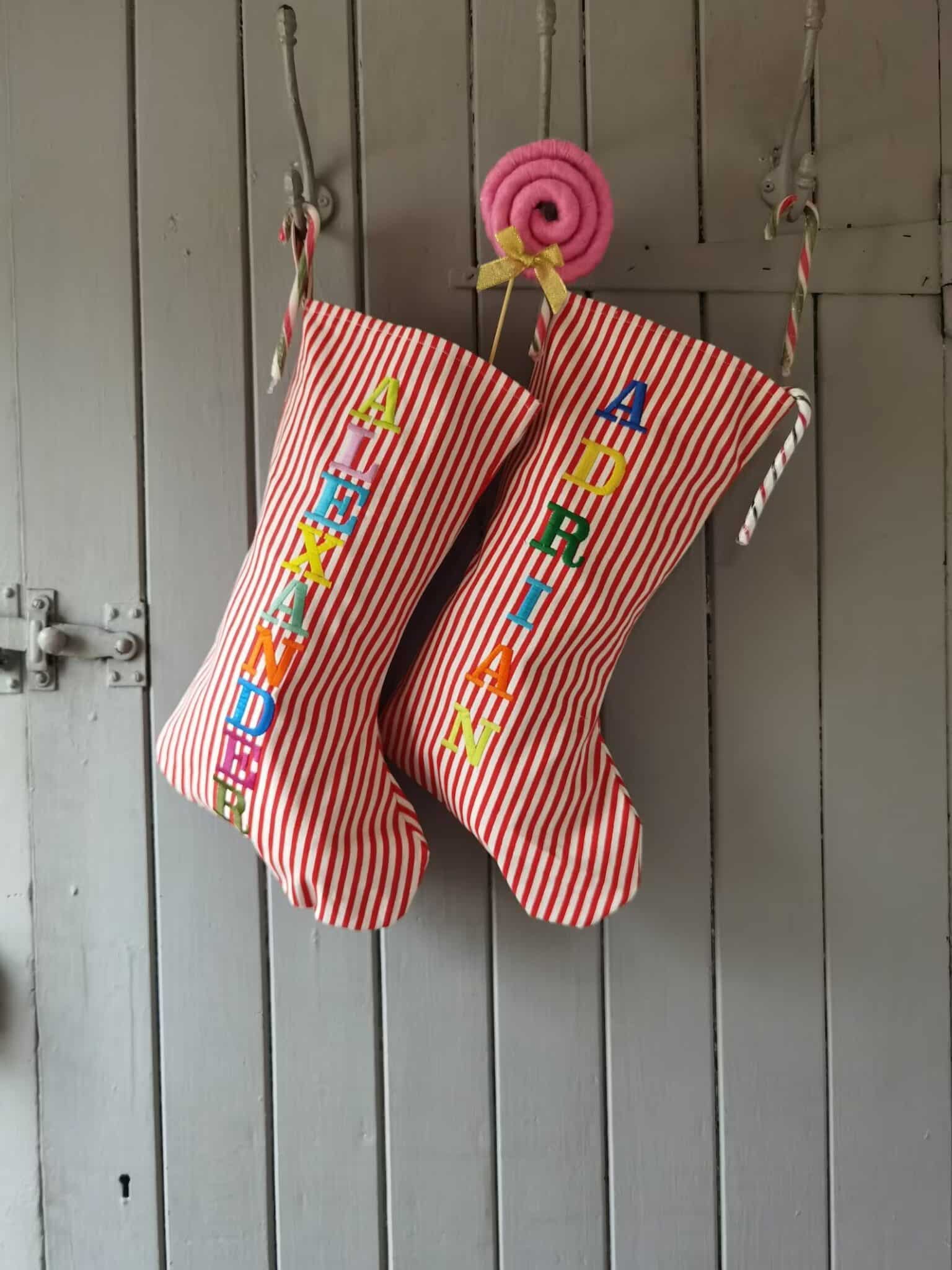 Red Striped Stocking