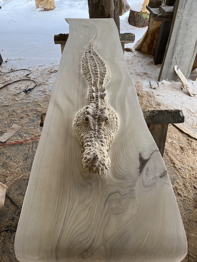 Crocodile Bartop by Scott Dow