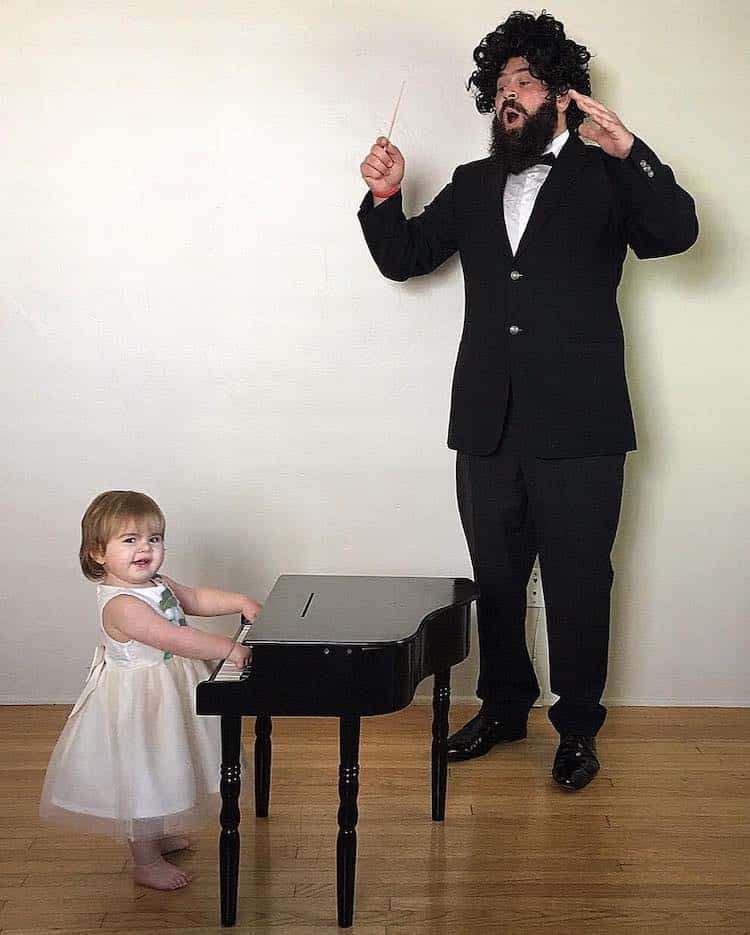 photo of dad and daughter