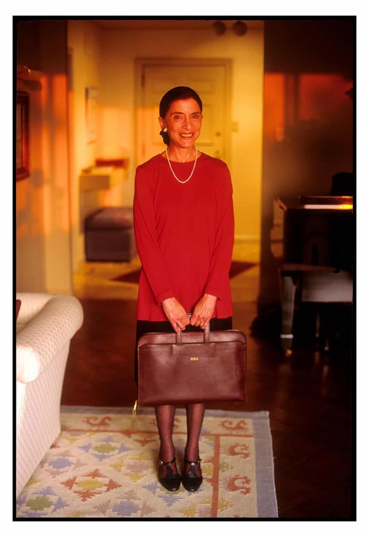 Supreme Court Justice Ruth Bader Ginsburg, at home, shortly after her nomination to the court.